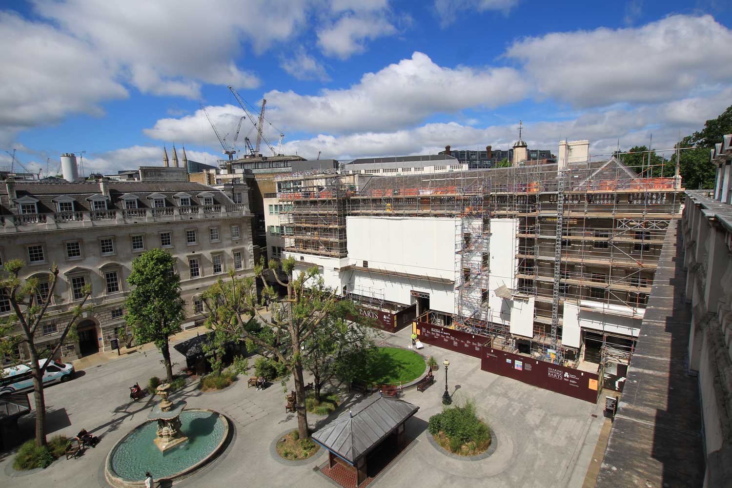 After a year under scaffolding, the North Wing re-emerges