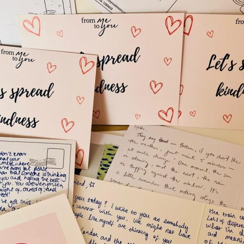 A group of letters and envelopes